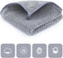 Set 13x13 Inch Set 6, MaopaoBeauty Washcloth for Bathroom - Quick Drying - Ultra Soft Microfiber Absorbent Towel