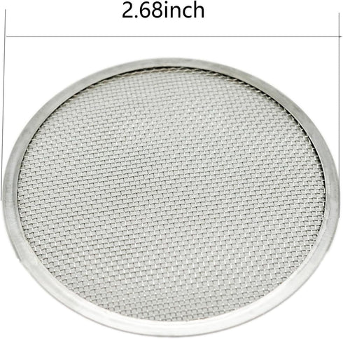 QurHapzy 12 Pack Lids,304 2.75 Inch Sprouting Stainless Steel Screen Filter Strainer Lid for Regular Mouth Mason