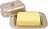 Elegant Stainless Steel Butter Keeper with Convenient Lid