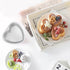 Luxshiny 5pcs Mini Heart Cake Pans, 4 Inch Aluminium Bakeware for Wedding, Birthday, Valentine’s Day