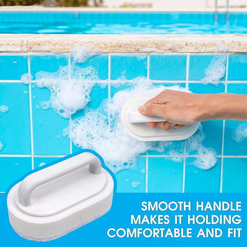 5 Pack TidyMister Thickened Handheld Scrub Pad for Hot Tubs, Spas & Pools, Non-Scratch Replaceable Scouring Pads