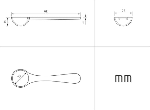 2.5g (5ml) Pack 5 1/2 Plastic Measuring Spoons of Mini Scoops for Protein Poweder, Baby Formula, Coffee, Protein