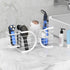Hair Dryer Holder 3in1 Organizer, Wall Mounted, Height-adjustable Curling Iron Holder for Bathroom Cabinet