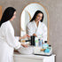 Counter PARKMANI Marble Bathroom Organizer, Kids Electric Toothbrush and Toothpaste Holders for Bathroom Organizers