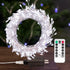 Fairy Lights Plug in, 20 Feet 200LED Cool White Silver Wire Firecracker