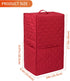 Kitchen Blender Dust Cover - Compatible with Ninja Foodi Blender, Appliance Cover with Accessory Pocket (Red)