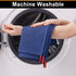 Homaxy 100% Cotton Dish Cloths - 6 Pack Waffle Weave Soft Absorbent Quick Dry Dish Towels - 12 x 12 Inches Navy Blue