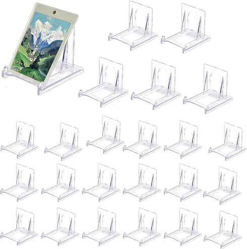 Acrylic Plate Stands, Adjustable Picture Frame Display Holder, Clear Easel Stand for Home Office, Festival Party