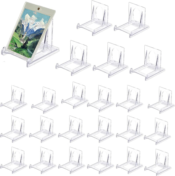 Acrylic Plate Stands, Adjustable Picture Frame Display Holder, Clear Easel Stand for Home Office, Festival Party