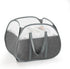 TECHMILLY Pop Up Foldable Laundry Basket, 90L Large Capacity Tear Proof Hamper with Reinforced Handles for Dirty