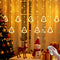 Christmas Tree Curtain Lights, Christmas Window Lights Decor with Remote,8 Lighting Modes,