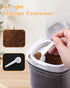 Airtight Food Storage Containers with Lid, 0.7QT/800ML BPA Free Plastic Canister for Coffee, Spices, Snacks