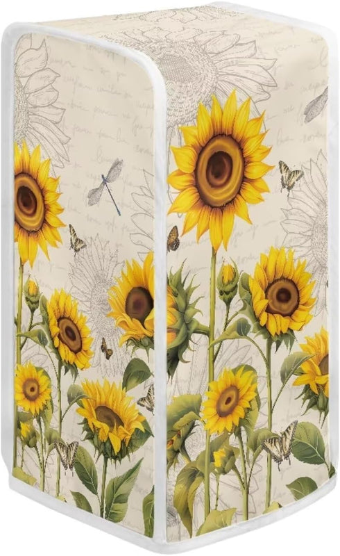 Can Opener Cover Dragonfly Sunflower Can Opener Dust and Stain Protection Small Applicance Cover for Kitchen Fits Most Electric Automatic Can Openers by Hudotybom