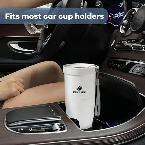 FIYEMNI Portable Sunflower Seed Cup with Seed Organizer and Shell Storage, Seed Snack Spit Cup for Outdoor, in Car