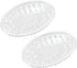 iDesign Clear Plastic Soap Saver Holder Tray for Bathroom, Shower, Kitchen, Set of 2