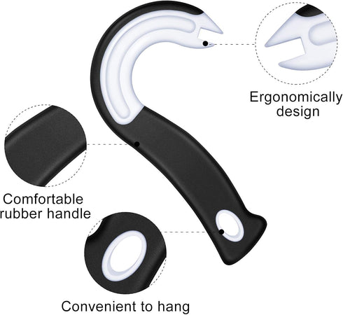 Mudder 2 Pieces Easy Open Ring Pull Can Opener for Soda and Food Cans, Manual Ring-pull Helper