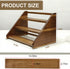 Arflo Countertop 3 21 Acacia Wooden Spice Rack for - Tiered Spice Rack Organizer for Cabinet - Kitchen Spices