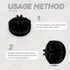 16 Pcs Black Plastic Connector, Wire Grid Cube Connector for Modular Closet Storage Organizer and DIY Units