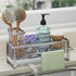 HapiRm Sponge Holder for Kitchen Sink - Self-draining Sink Caddy with Brush