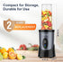 KOIOS 900W Personal Blender for Smoothies and Shakes, Includes 2 No-BPA 22 oz Portable Bottles and Lids