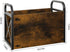 YINMIT Magazine Holder - Floor Magazine Rack Storage Basket, File Organizer Bin for Magazines, Books, Newspapers