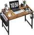Small Desk for Small Spaces: DLisiting Student Kids Study Writing Computer Table, Rustic 30-31 Inch