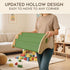 4-Tier 28.7 15.7 13.6Natural/Green Kids Bookshelf - Montessori Book Shelf for Kids Rooms, Easy Installation