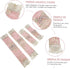 2 Pairs Refrigerator Door Handle Covers, Fridge Door Protector Glove, Lace Cloth Decor for Dishwasher Handle