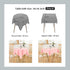 2 Pack 36X36 Inch Small Square Table Cloth Pink Tablecloth Washable Polyester Solid Tables Cover for Night Stand End