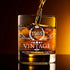AOZITA 60th Birthday Gifts for Men, Party Supplies, 11oz Whiskey Glass for 60th Anniversary, Bday Gifts Ideas