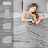 LUXEAR Cooling Blanket for Hot Sleepers, Japanese Q-Max>0.4 Arc-Chill Fiber, Twin Size 59 X 79in - Gray