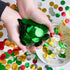 Green Confetti 5000 Pieces 1 Inch Glitter Dots for Wedding Baby Shower Birthday Party Table Decorations (1.76 OZ)