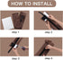 GDHOMM Under Door Draft Stopper, Adjustable Weather Stripping Gap Filler & Seal, Coffee