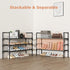 3 16-20 Closet, Tier Shoe Rack, Shoe Organizer Storage for Pair Boot and Sneaker, Stackable Free Standing Shoe Shelf