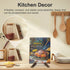 Cross Design Cookbook Stand: Beautiful Wooden Recipe Holder for Kitchen Decor