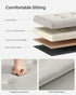 12.2 16.1 Inches 286 lb, ULSF200W01 SONGMICS Storage Ottoman, Foldable Small Ottoman Foot Rest, x Foot Stool, OAD up