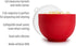 Goodful Silicone Popcorn Popper, Collapsible Hot Air Microwavable Popcorn Maker Bowl Made without BPA (Red)