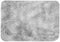 ConCus-T Grey Bath Mat, Faux Fur Plush Anti Slip Bathroom Rug Doormat for Bedroom, Tie-Dye Light Grey, 24''X16''