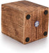 Mango Wood Burning Finished Utensil Holder for Kitchen Countertop, Container for Cooking Utensils (5"x 5"x 6")