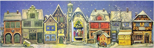 Sellmer Little Town from 1946 Advent Calendar