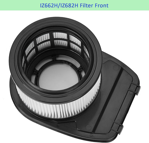 IZ662H IZ682H Filters for Shark Rocket Pet Pro Stick Vacuums, 2 Pack Filter, 4 Pack Foam & Felt Filter Kit