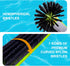 Swimming Sepetrel Pool Brush Head for Cleaning Walls,Heavy Duty Inground/Above Ground Pool Round Scrub Brushes