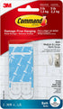 Command 821079049512 Bath Water Resistant Refill, 2-Medium and 4-Large Strips, 1 Pack, Blue
