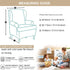 2 Eco-Ancheng Wingback Chair Slipcover Piece Wingback Chair Cover Spandex Wing Chair Slipcovers Wingback Armchair