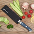 Restaurantware Sensei Knife Sleeve 6.5 x 2 Inch - 1 Knife Protector with Felt Lining, Black Plastic Blade Guard