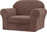 CHUN YI 2 Piece Velvet Armchair Cover Couch Covers 1 Cushion, Water