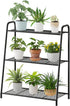 Kitsanery Metal Plant Stand Indoor Outdoor for Multiple Plants,3 Tier Plant Shelf,Large Heavy