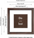 8x8 Set 3 5x5 8x8 Picture Frame of with Real Glass for Pictures with Mat or Without Mat, Wall Mounting or Tabletop