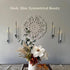 Set 2, Wall Candle Holder of Stylish Black Metal Wall Mount Candle Sconces, Modern Wall Decoration for Living Room
