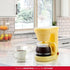 Holstein Housewares 5 Cup Drip Coffee Maker, User Friendly with Permanent Filter, Yellow